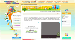 Desktop Screenshot of coloriagesdecoupages.com